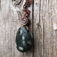 Preseli Bluestone Necklace for Protection & Psychic Growth