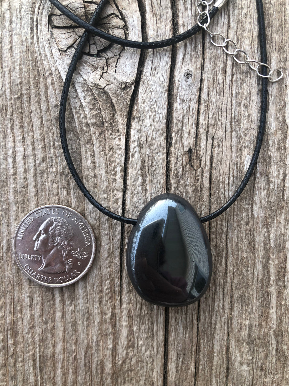 Hematite Necklace for Grounding and Willpower.