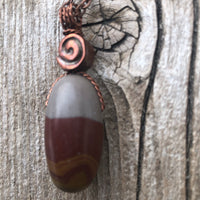 Shiva Lingam for Vitality, Stability, and Awakening Kundalini Energies. Swirl to Signify Consciousness. Selenite Stick Included