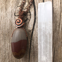 Shiva Lingam for Vitality, Stability, and Awakening Kundalini Energies. Swirl to Signify Consciousness. Selenite Stick Included