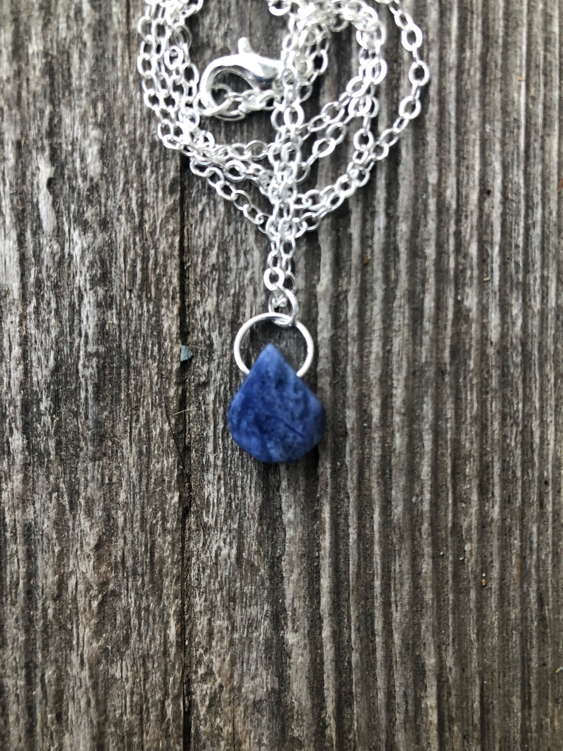 Sodalite for Creativity and Inspiration. Swirl to Signify Consciousness.